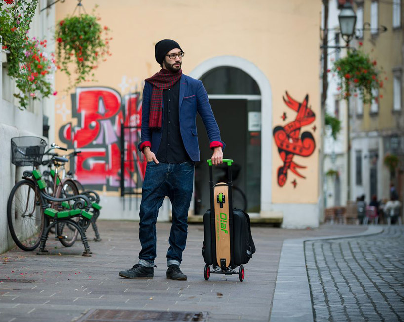 olaf scooter longboard backpack