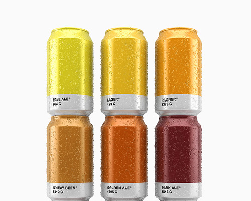 pantone beer packaging matches brew to hue