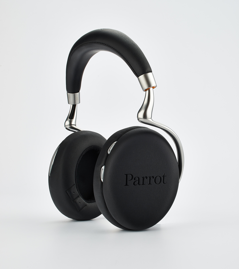 parrot zik 2.0 wireless headphones designed alongside philippe starck