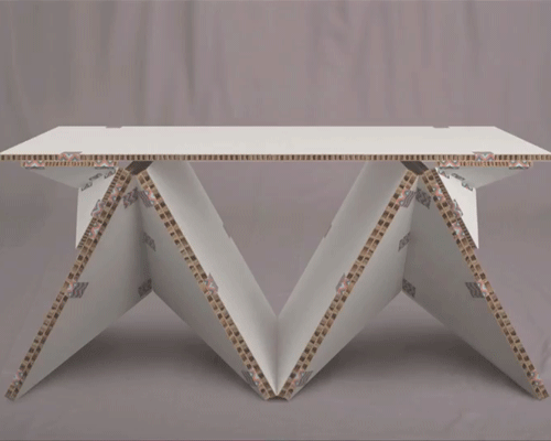 petar zaharinov provides an interactive furniture solution with tapeflips