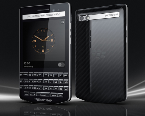 porsche design blackberry P'9983 smartphone reflects automotive style