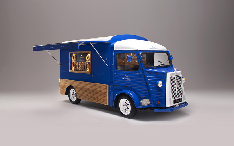 ragged edge designs the world's most intimate martini bar inside a van