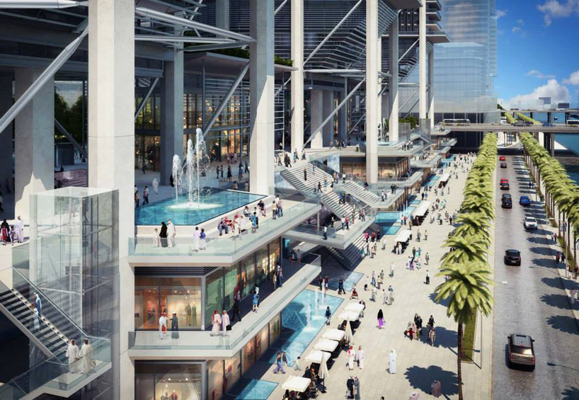 richard rogers stirk harbour partners al maryah plaza abu dhabi designboom