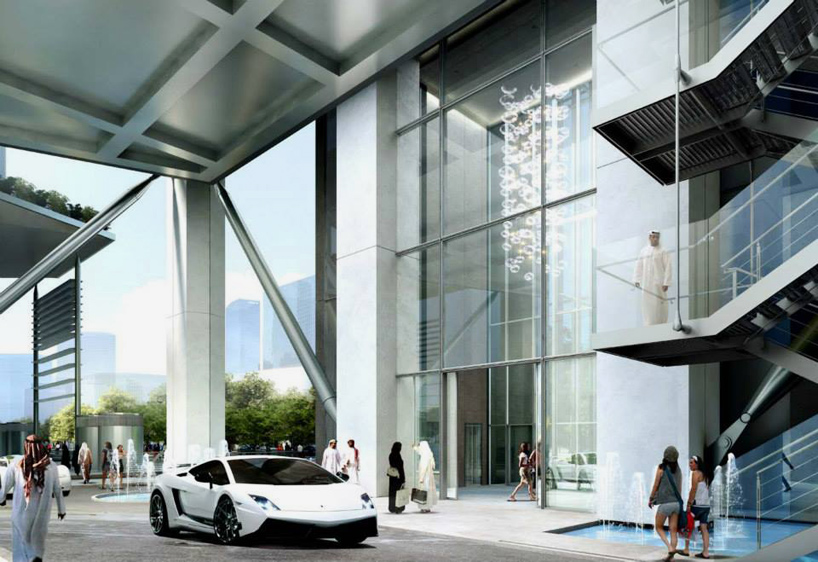 richard rogers stirk harbour partners al maryah plaza abu dhabi designboom