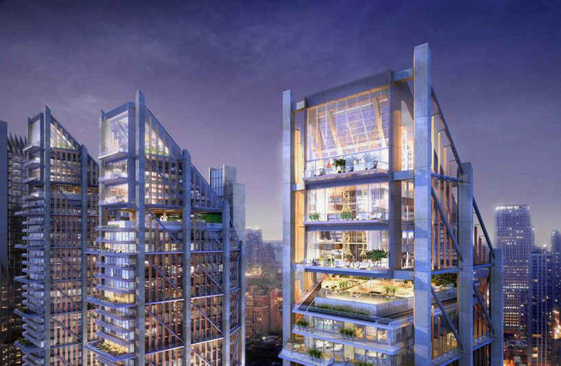 richard rogers stirk harbour partners al maryah plaza abu dhabi designboom