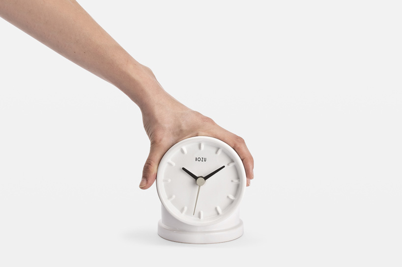 rooflab studio andrea bellotto plumber table clock