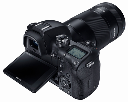 samsung NX1 28 megapixel camera features a 76mm tilting, touch screen
