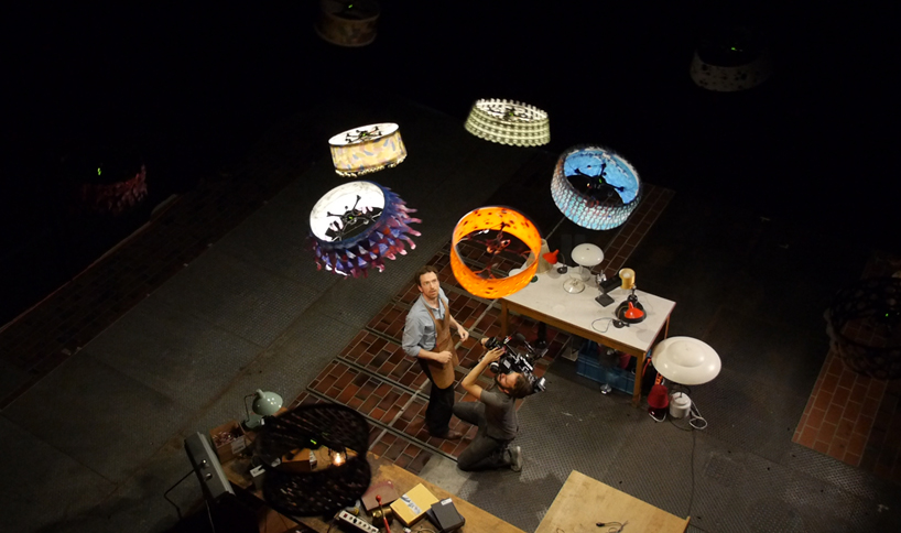 cirque du soleil drones' human interactive performance at ETH zurich