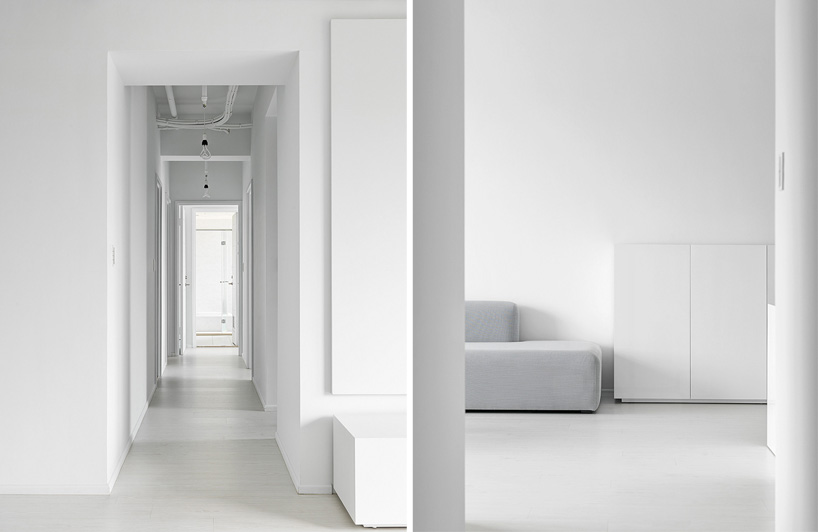 tai & architectural design celebrates pure space of taipei city apartment