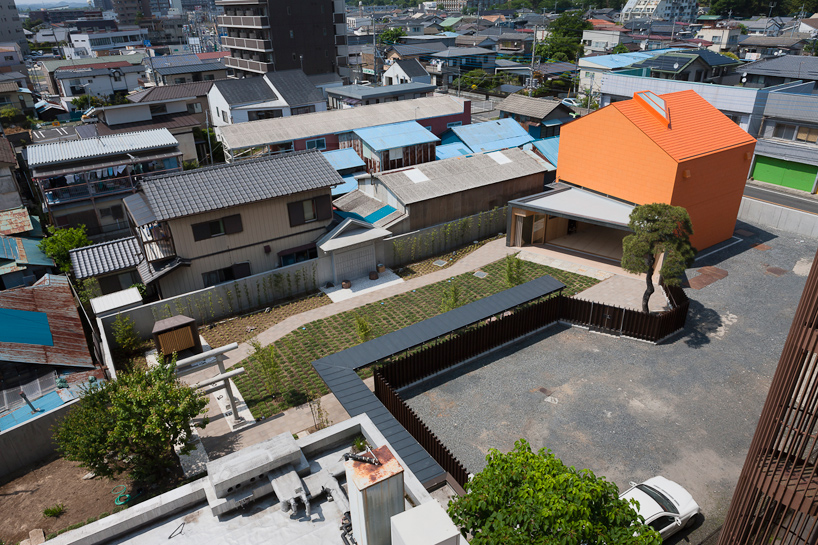 Taku Sakaushi Renovates Orange Clad Office Building In Japan