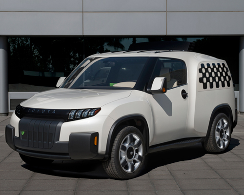 toyota urban utility U-squared car influenced by maker faire lifestyle