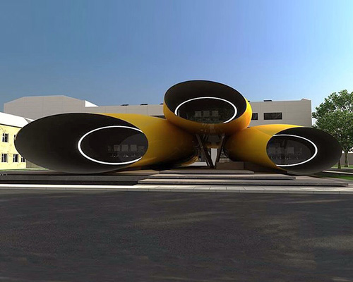 U26 architecture studio formulates a food warehouse of bananas