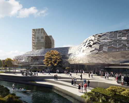 woods bagot plans christchurch convention centre in new zealand