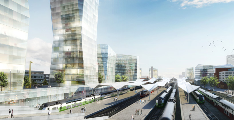 AZPML tampere travel and service center competition designboom