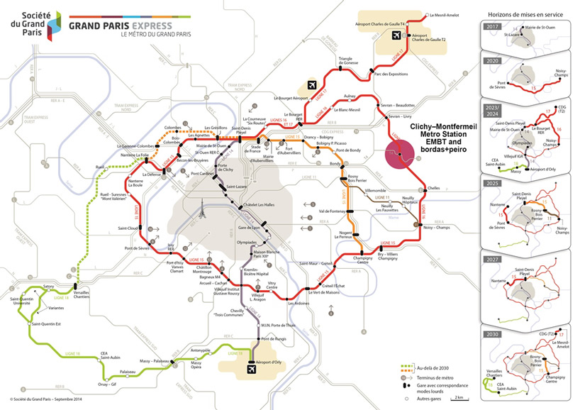 EMBT wins competition for clichy montfermeil metro station in paris