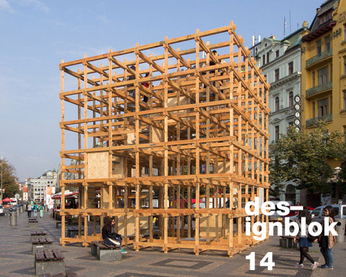 H3T architects set designblok observatory cube in prague's city center