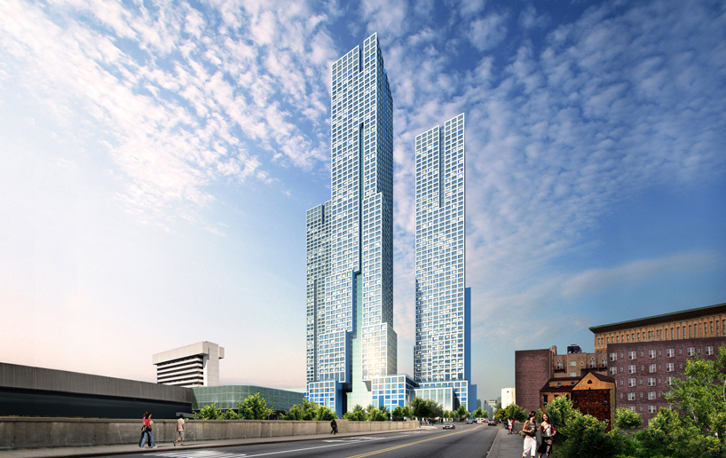 phase one of new jersey’s tallest residential towers breaks ground