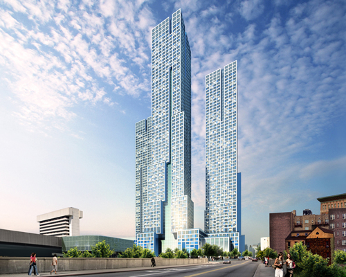 phase one of new jersey’s tallest residential towers breaks ground