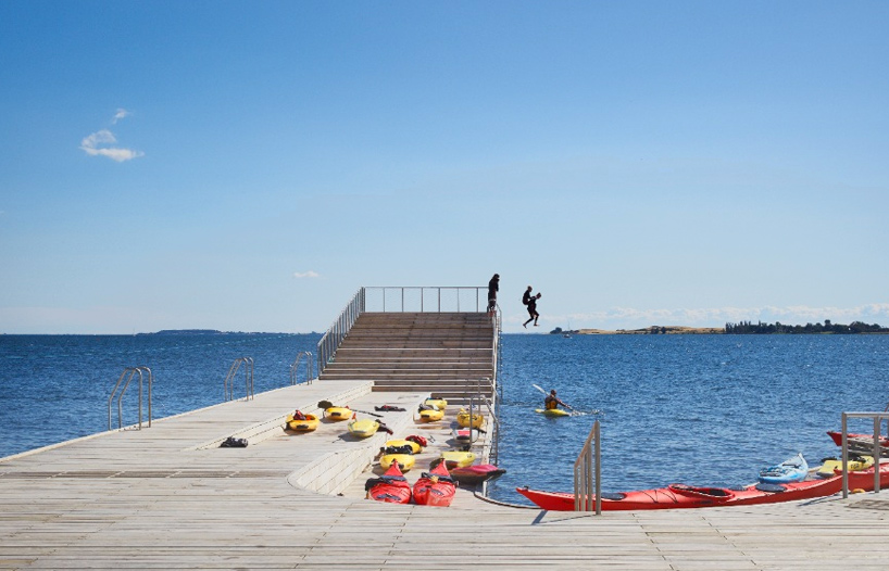 JDS architects julien de smedt faaborg harbour bath copenhagen designboom