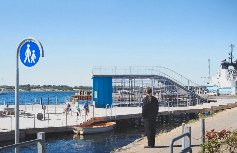 JDS architects julien de smedt faaborg harbour bath copenhagen designboom