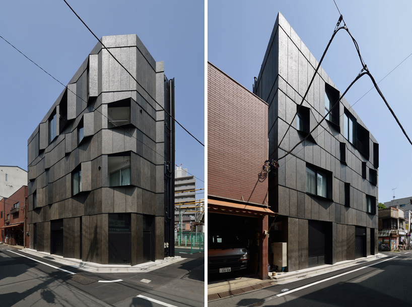 KINO architects completes KURO building in downtown tokyo