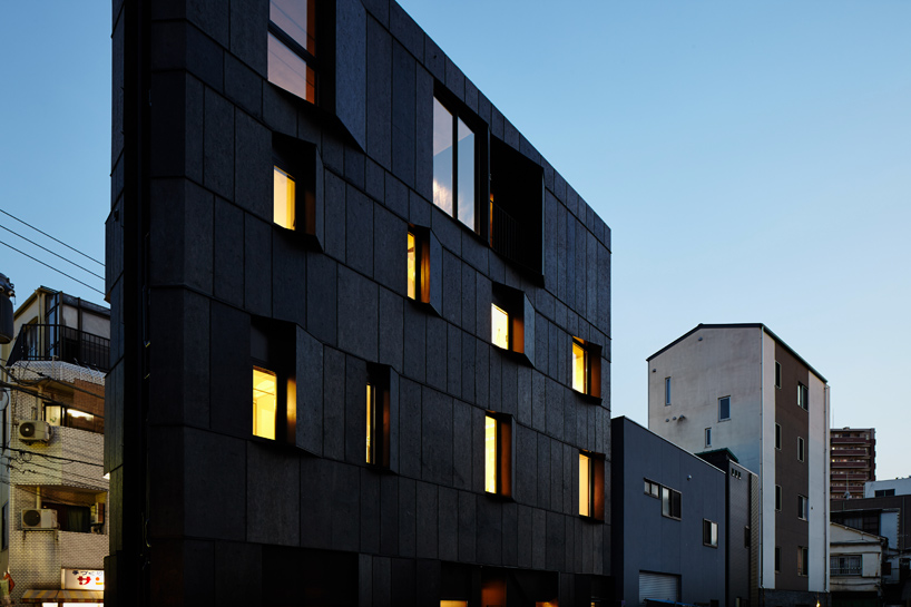 KINO architects masahiro kinoshita KURO building tokyo designboom