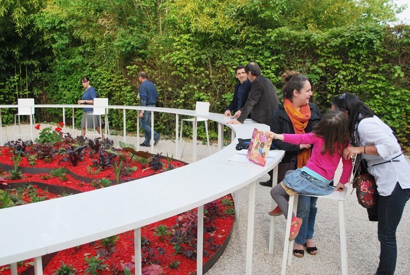 NAS architecture bloom pavilion international garden festival chaumont designboom