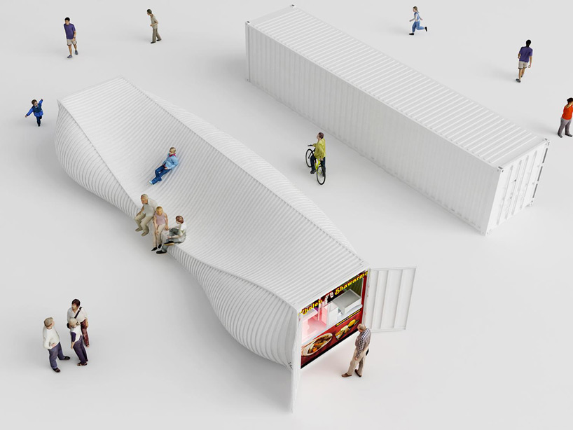 NL architects kiosks dongdaemun plaza designboom
