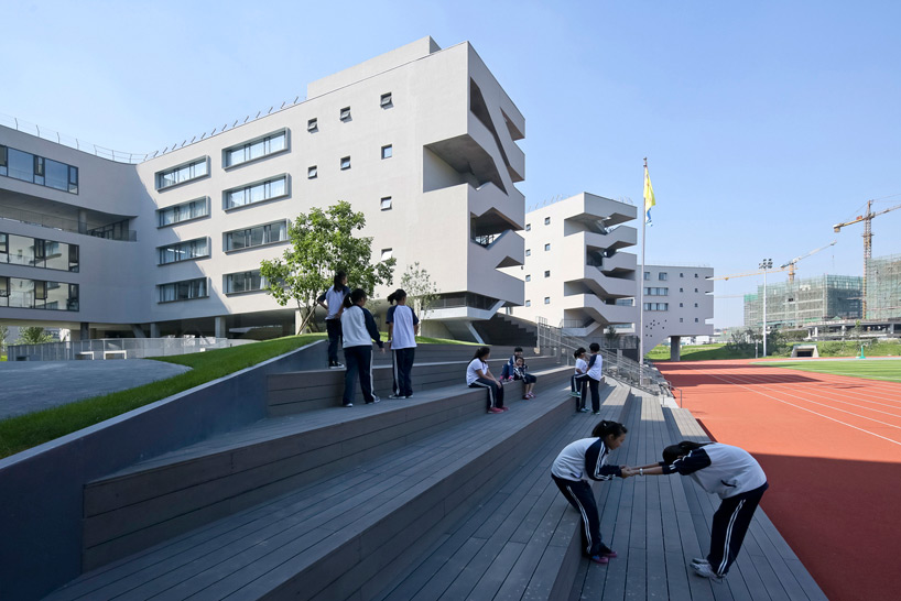 beijing no.4 high school fangshan campus OPEN architecture designboom