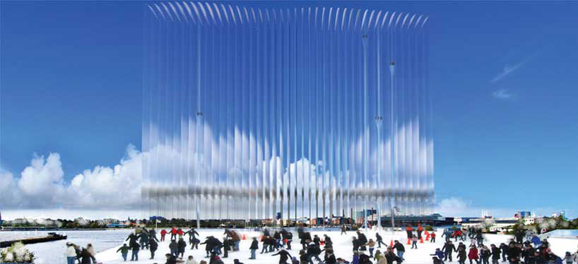 A-OMA imagines the ephemeral machine for LAGI 2014 competition