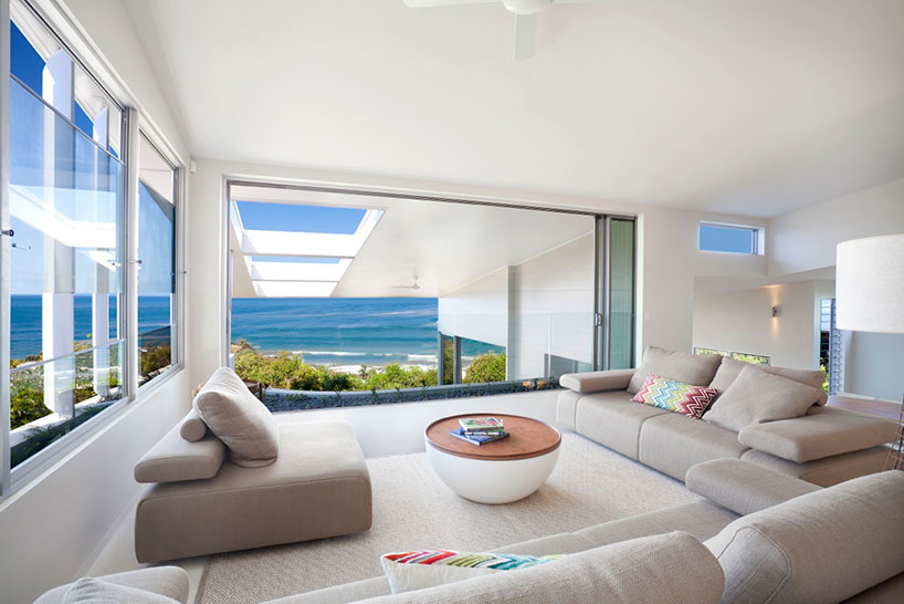coolum bays beach house at mountain's edge by aboda design group