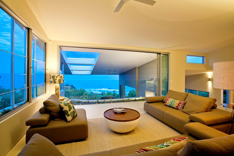 coolum bays beach house at mountain's edge by aboda design group