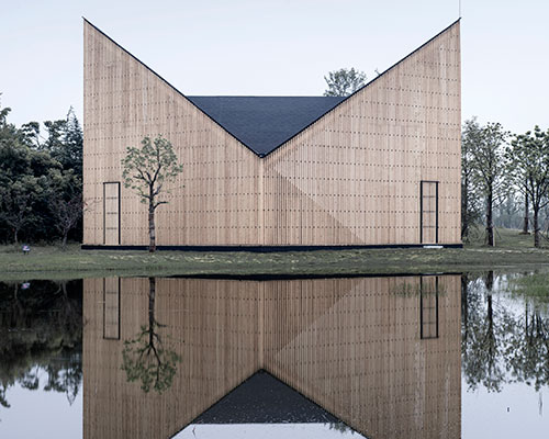 AZL architects builds the nanjing wangjing chapel out of symmetry and light 