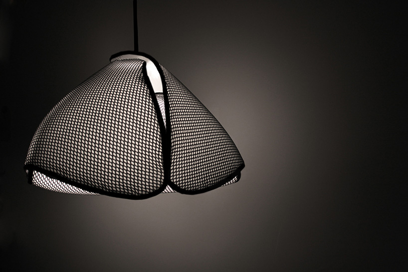 catherine stolarski experiments with 3D meshes for loop lamp