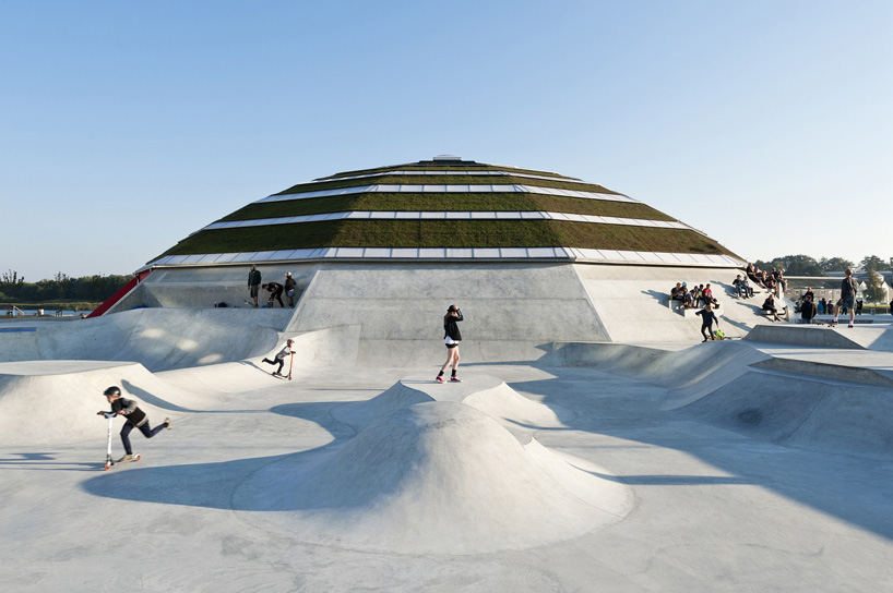 CEBRA and glifberg+lykke complete streetdome along waterfront in denmark