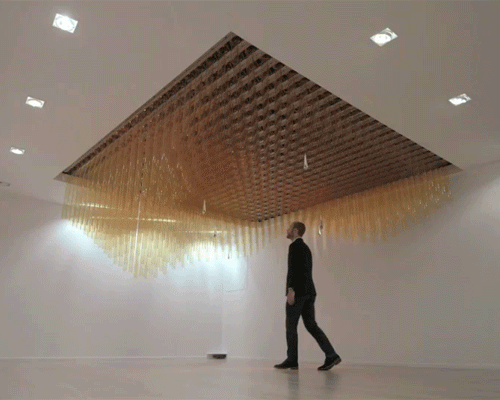 norwegian designers sculpt kinetic installation for lundin norway