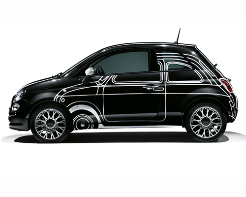 fiat 500 couture trilogy includes an exclusive ron arad edition