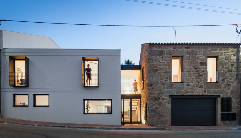 filipe pina + maria inês costa unite stone and concrete for JA house