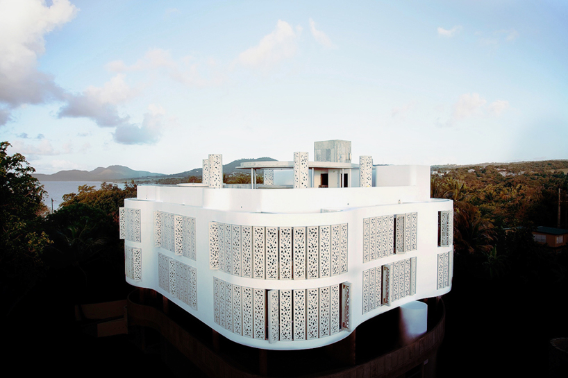 el blok hotel by fuster + architects features dynamic concrete façades
