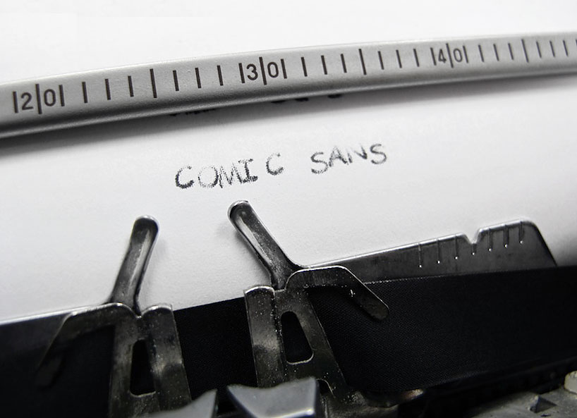 comic sans typewriter makes a case for a widely despised typeface