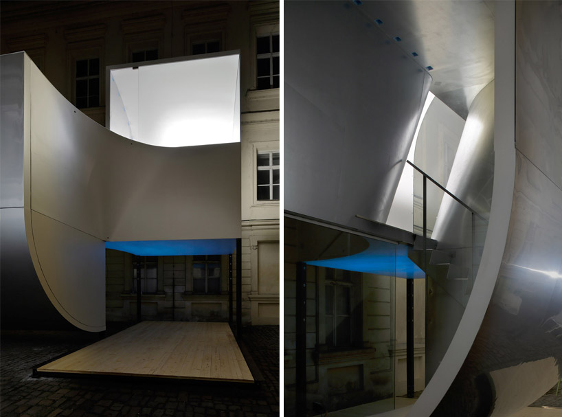 jiri prihoda forms glass dwelling to sit on the edge of a coast