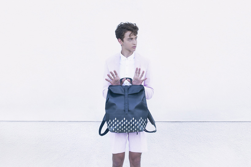 julie thissen the cyclist bags retro-reflective patterns