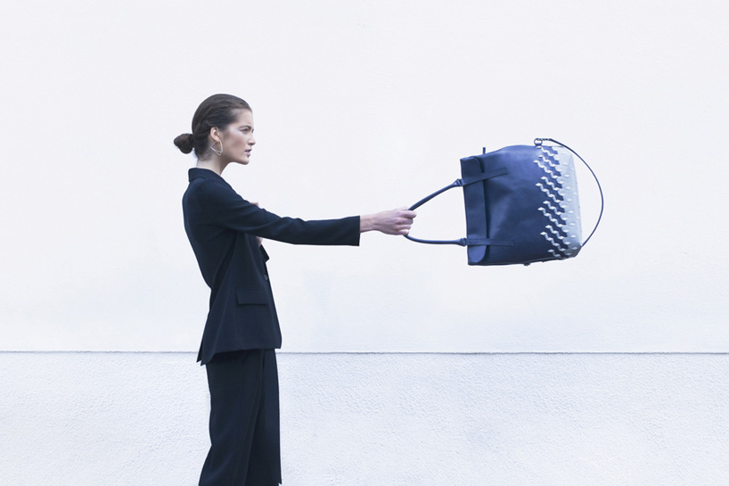 julie thissen the cyclist bags retro-reflective patterns