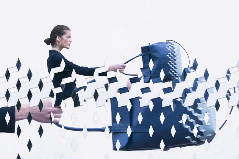 julie thissen the cyclist bags retro-reflective patterns