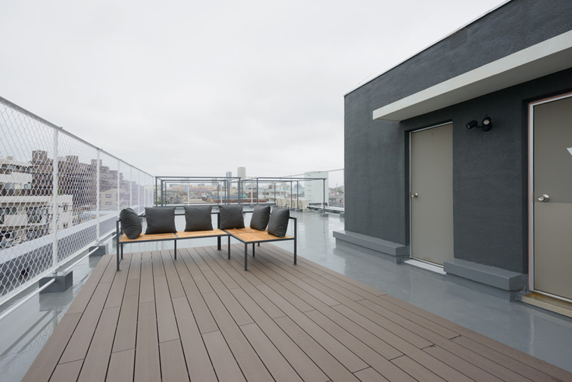 kasa architects share house funabashi japan designboom