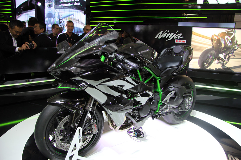 2015 Kawasaki Ninja H2r 998cc Engine Motorcycle Arrives At Intermot