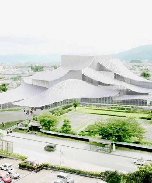 kazuyo sejima plans sculptural tsuruoka city cultural hall in japan