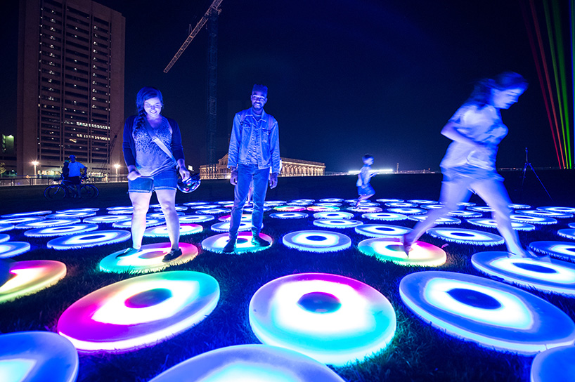 AHA! festival of lights illuminates the atmosphere of downtown cleveland