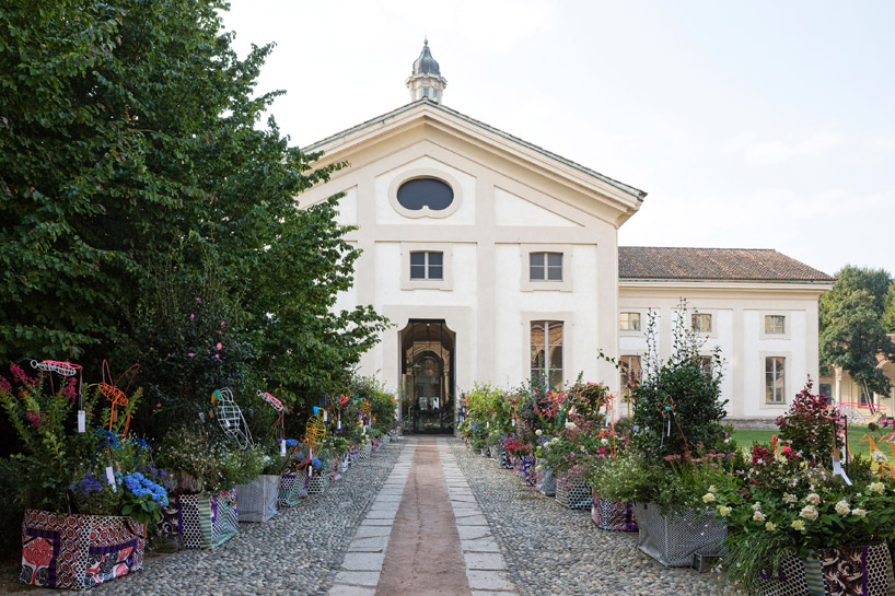 marni plants flower market at rotonda della besana, milan