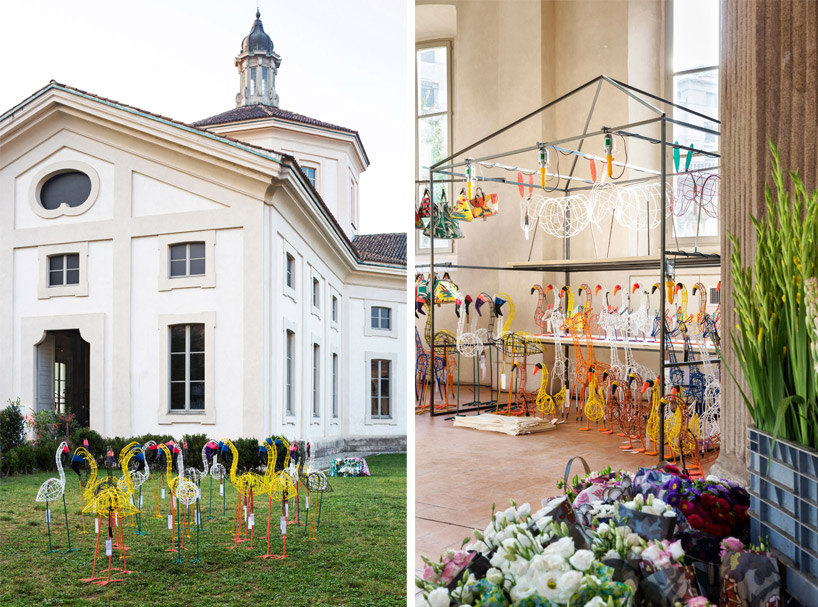 marni plants flower market at rotonda della besana, milan